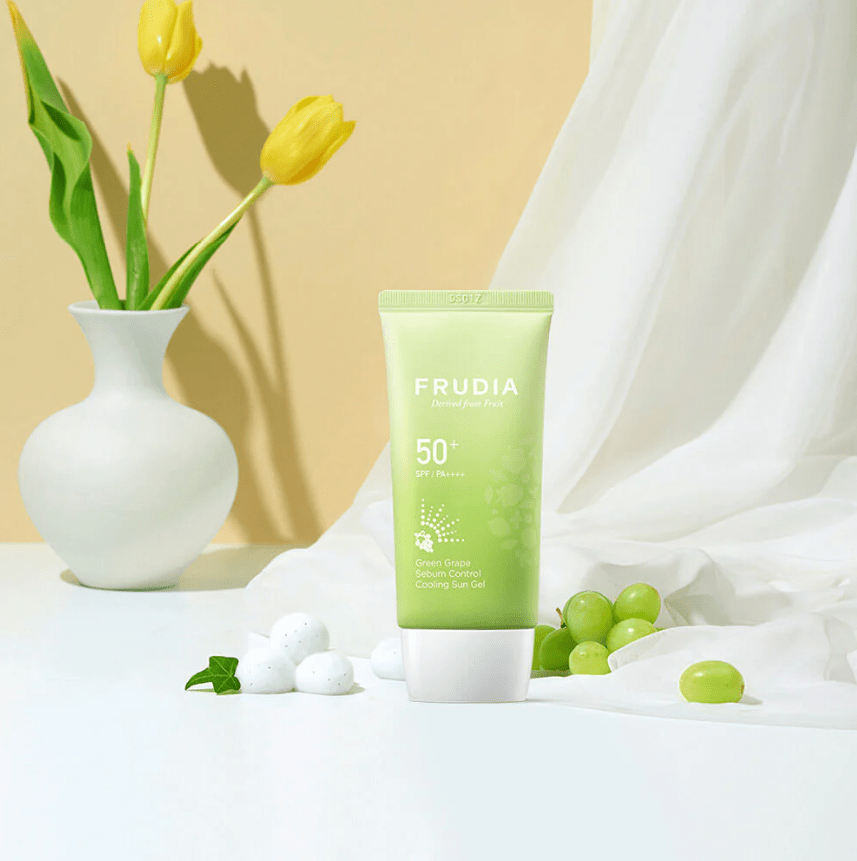 Frudia - Frudia - Green Grape Sebum Control Sun Gel - 50g - LYSSA SELECT